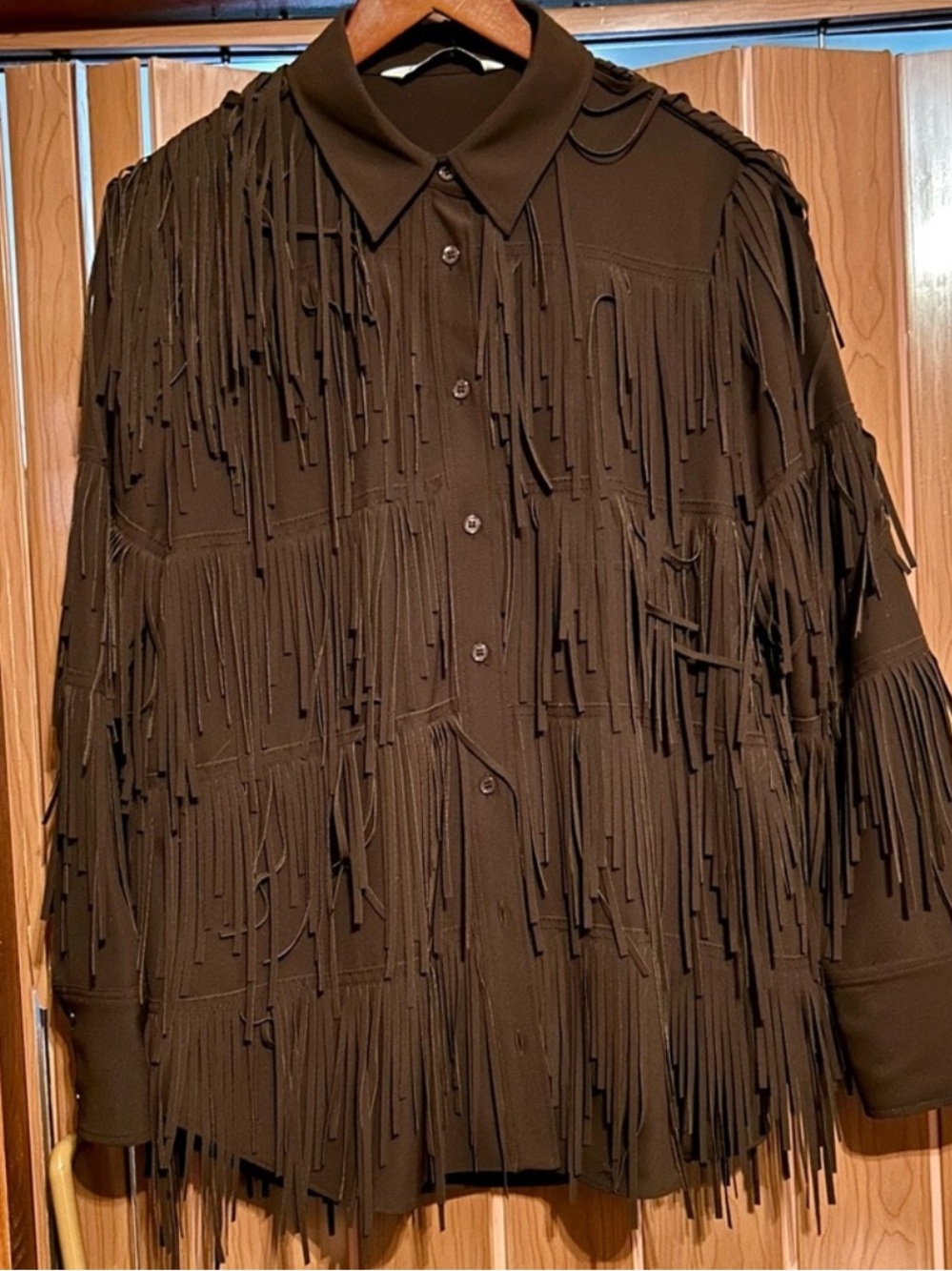 NWT ZARA BOHO FRINGE JACKET - Picture 8 of 9